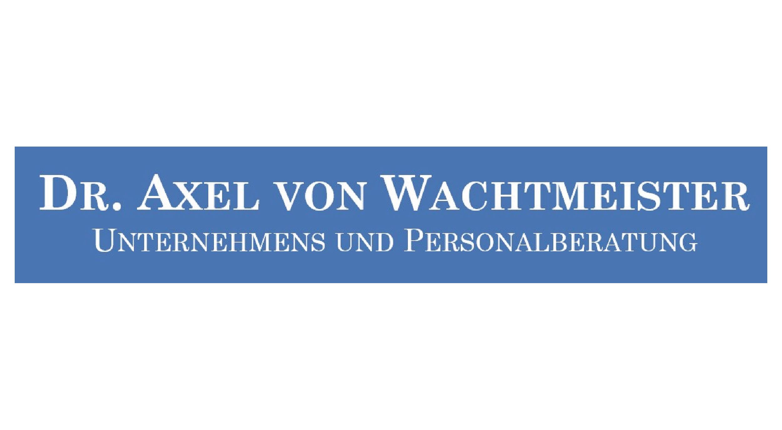 Logo von Dr. Axel von Wachtmeister